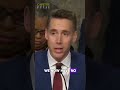 We Don’t Know Who They Are’ — Hawley Drops a Chilling Revelation #senatehearing #uspolitics #hawley