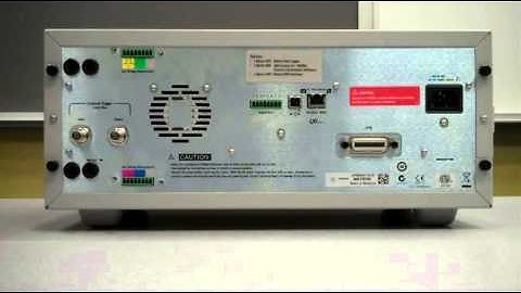 Comparison of the Agilent N6705B DC Power Analyzer to the N6705A