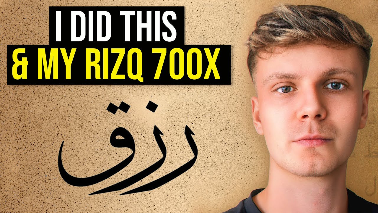 Allah Gave Us The Blueprint To 700x Our RIZQ (Most Muslims Don’t Know This)