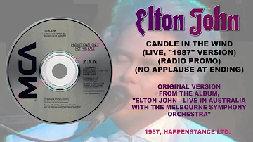 Elton John - Candle In The Wind ["1987" Version] [Radio Promo] [U.S. CD Single] [HQ]