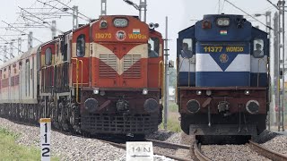 Double Diesel Trains at Full Speed | Twin ALCO's | Indian Railways