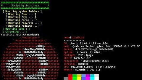 Ubuntu 22.04 Jammy [chroot] in Termux Android
