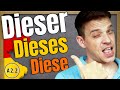 Dieser, dieses oder diese? | Learn when you have to use which | Demonstrativpronomen