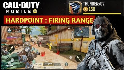 Call of Duty : Mobile Gameplay Walkthrough - HARDPOINT ( FIRING RANGE ) : Multiplayer (iOS,Android)