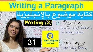 كيف تكتب فقرة(موضوع) How to write a paragraph