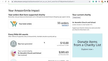 Setting up Amazon Smile