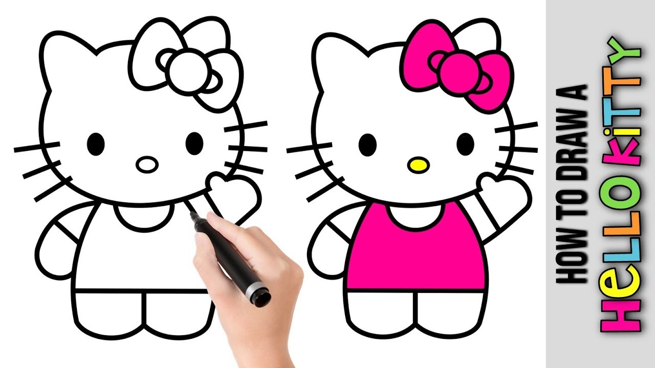 Best How Do You Draw Hello Kitty Step By Step of all time Learn more here 