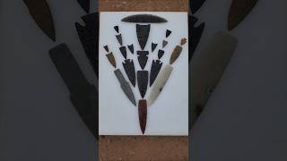Personal Collection (Modern) #flintknapping #nativeamericanart #crystals #bushcraft