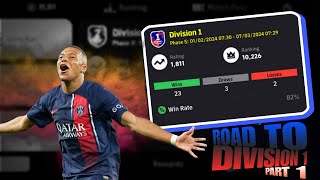 Efootball League | Road To Division 1 | Long Ball Counter  | Part 1