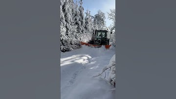 Snow plowing in Germany