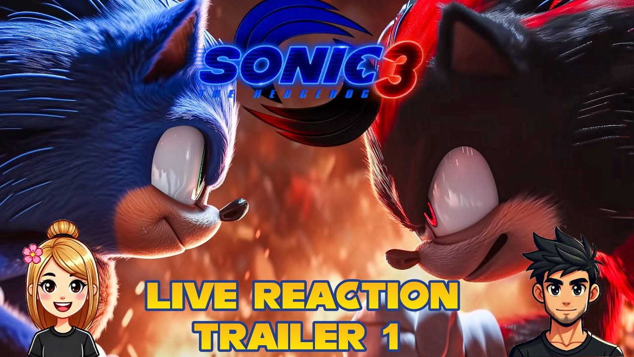 Live Reaction for Sonic the Hedgehog Movie 3 Trailer 1! - YouTube