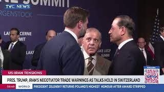 Pres. Trump, Iran's Negotiator Trade Warnings As Talks Hold In Switzerland screenshot 1