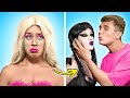 😭 Ken Thích Wednesday Addams! Barbie Lột Xác Thành Wednesday Từ La La Xúc Cảm Cuộc Sống