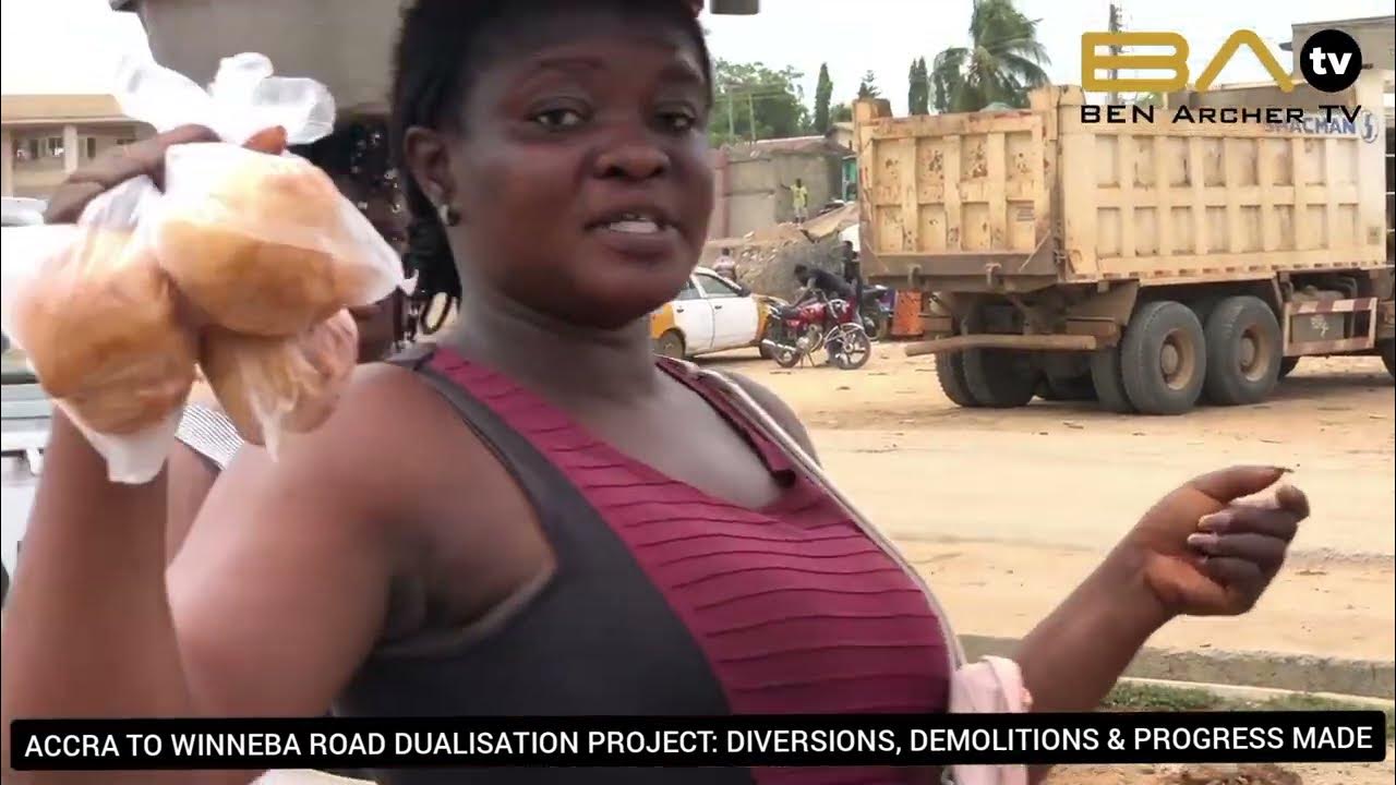 Accra To Winneba Road Dualisation Diversions, Demolitions & Progress. Chief Eng & Road Mins