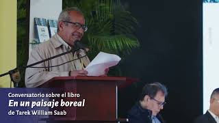 Conversatorio sobre el libro En un paisaje boreal del poeta Tarek William Saab