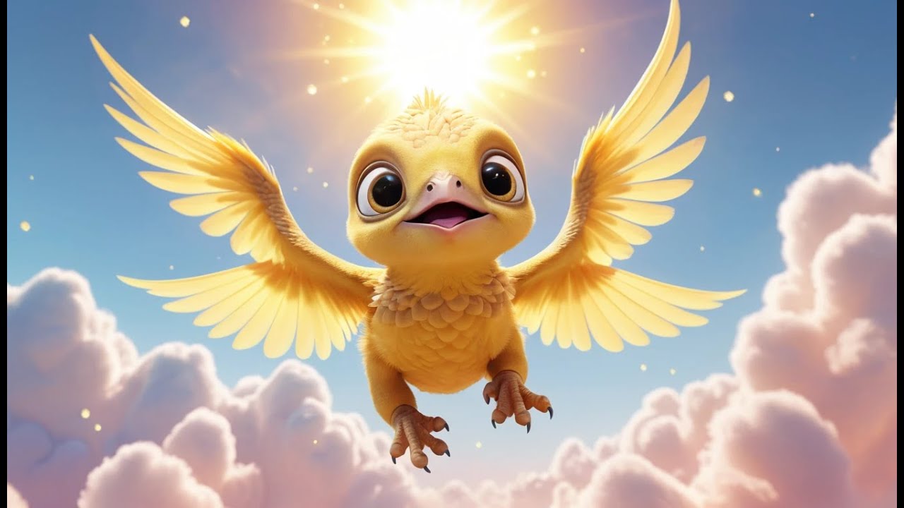 Angry Birds Hatchling Hit the Cloud by Mistake | Nursery Rhymes for Kids Songs Fun