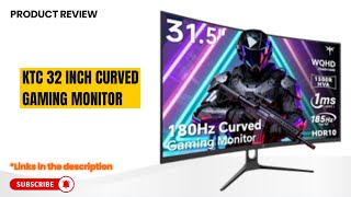 KTC 32” Curved Gaming Monitor Review – 180Hz QHD 1500R | H32S5