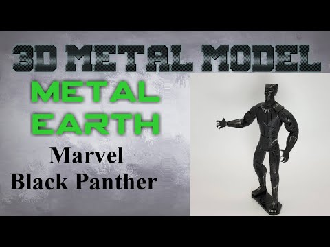 Metal Earth Build - Marvel Black Panther