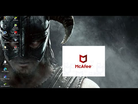 Cómo desactivar temporalmente McAfee en Windows / Windows 10 (Firewall / Antivirus)