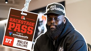 Maliek Collins is excited to get to WORK in Cleveland | Backstage Pass