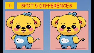 SPOT THE DIFFERENCE |   JAPANESE PUZZLE | 100 SECOND PUZZLE | #123