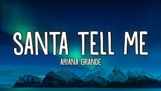 Ariana Grande - Santa Tell Me (Lyrics) Resimi