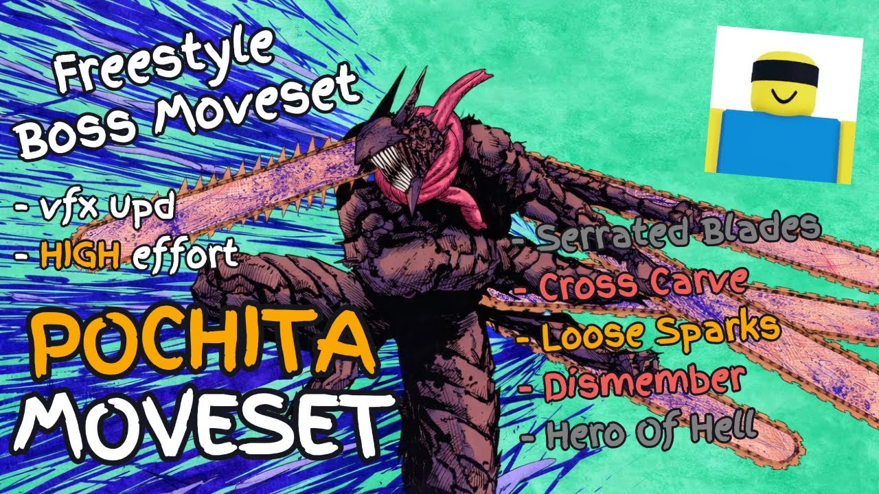 Freestyle Pochita BOSS Moveset | JJS Skill Builder |