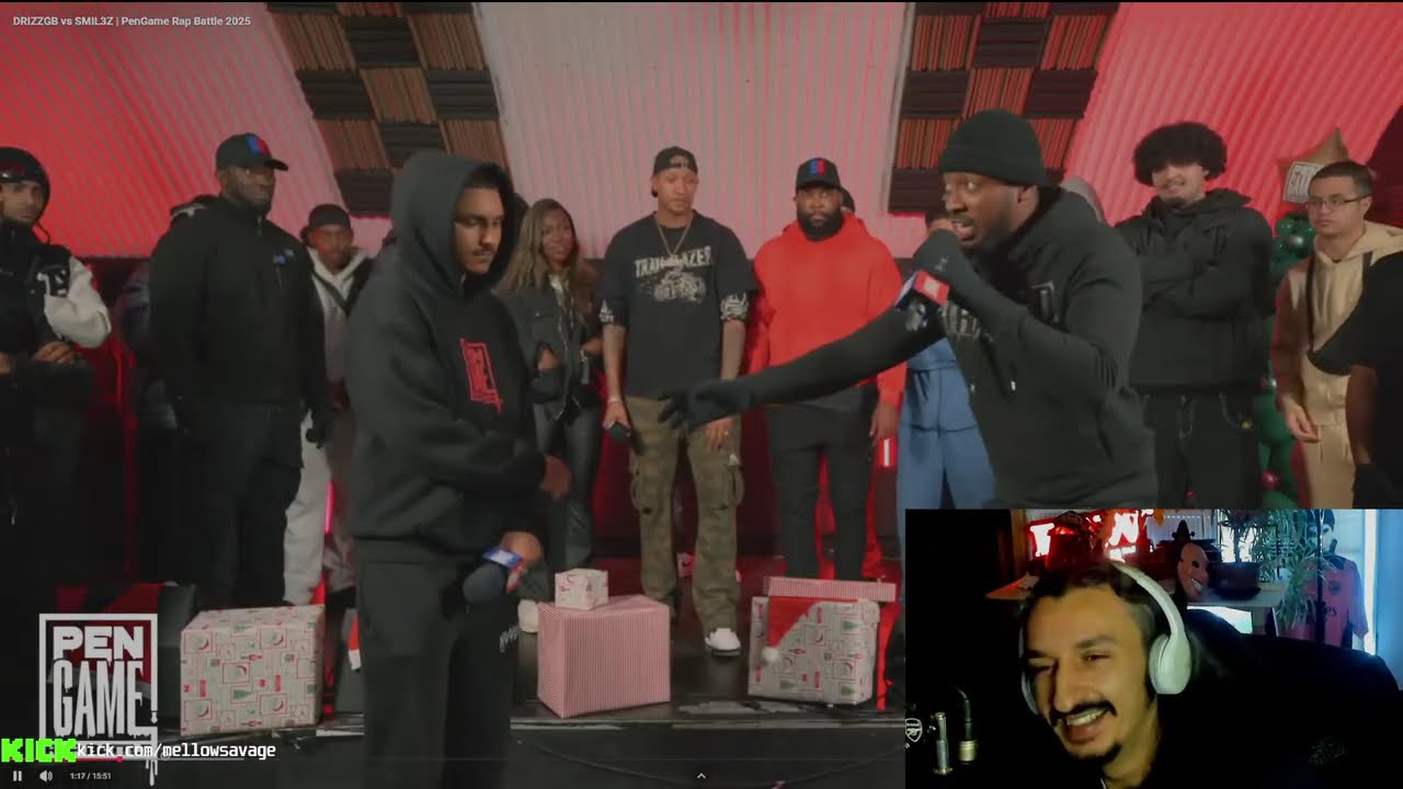 Reacting To DRIZZGB vs SMIL3Z | PenGame Rap Battle 2025