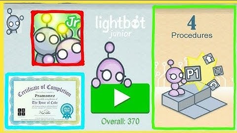 Lightbot Jr Coding Puzzles - PROCEDURES Level 5
