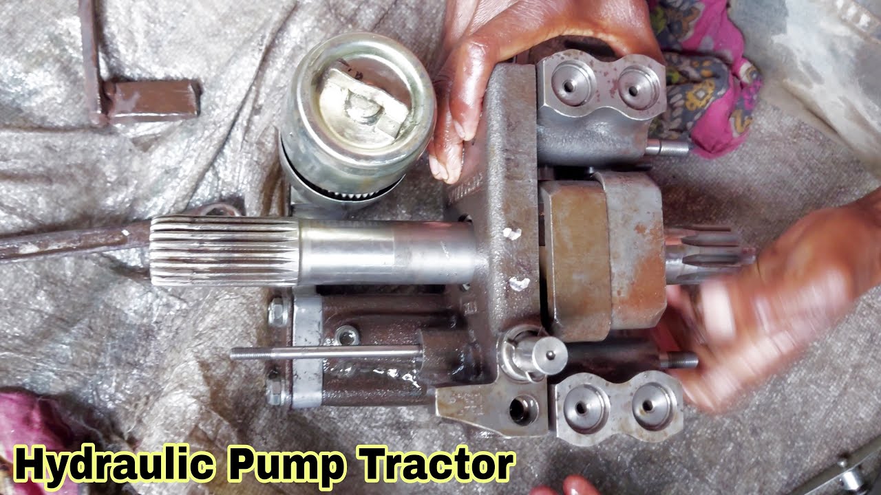 Massey Tractor Hydraulic Pump Repair and Full Fitting/Ferguson Tractor
