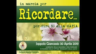 JOPPOLO GIANCAXIO Speciale Marcia per non Dimenticare 2019