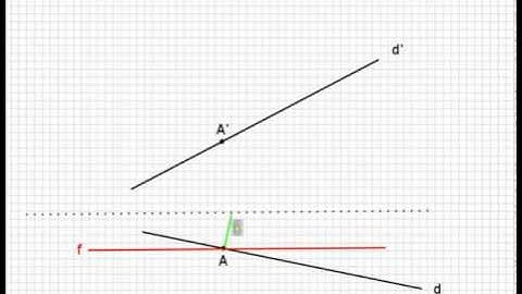 Monge (Descriptive) Geometry: plane perpendicular to a line