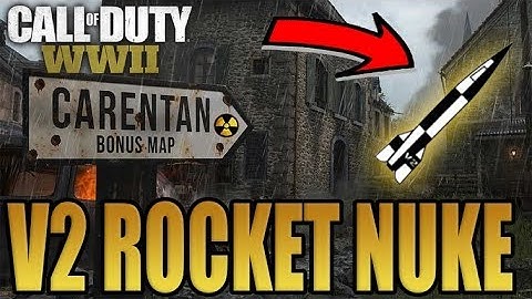 Call of Duty WW2 "V2 ROCKET" NUKE Gameplay | How To UNLOCK A V2 ROCKET In COD WWII