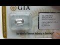 Flawless Diamond Of 3ct Emerald Shape D Color Sealed And Certified By GIA Flawless Diamond Of 3ct Emerald Shape D Color Sealed And Certified By GIA