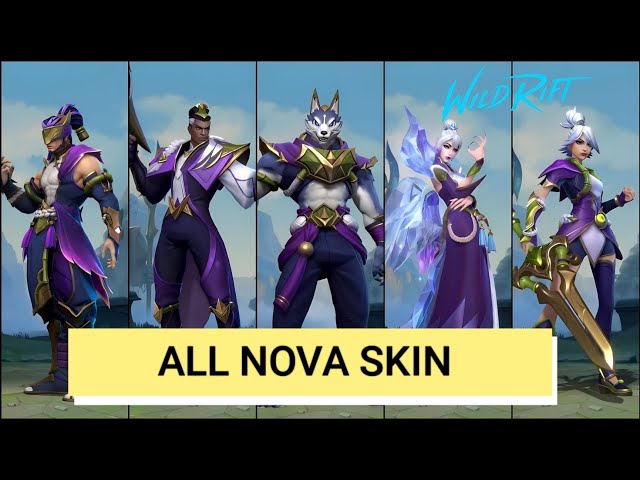 WILD RIFT Patch 4.1 : NOVA Skins Coming to Wild Rift! NOVA Lucian