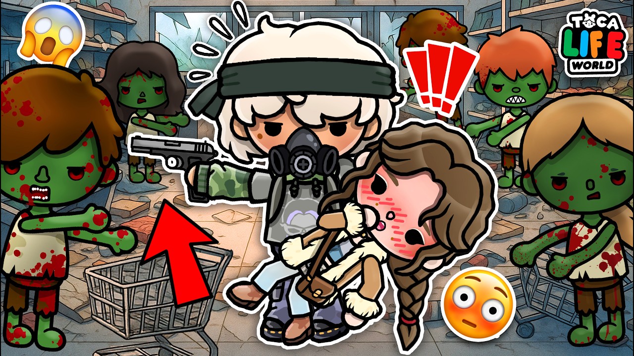 ⚠️ Ich werde GERETTET von einem MYSTERIÖSEN JUNGEN 🧟 Die ZOMBIE STORY Part 3 ‼️ HORROR DEUTSCH