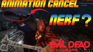 (New Update) Is Animation Cancel Dead!? Evil Dead The Game