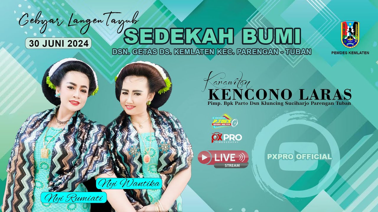 FULL TAYUB SIANG NYI WANTIKA & NYI RUMIATI | SEDEKAH BUMI DSN GETAS DS KEMLATEN PARENGAN TUBAN