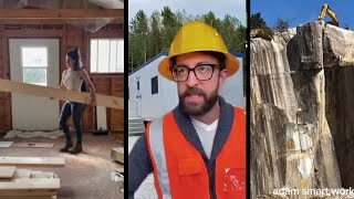 Work smart, ✅ like true master craftsmen. 🧑‍🔧📢#smart #construction #adamrose #workers