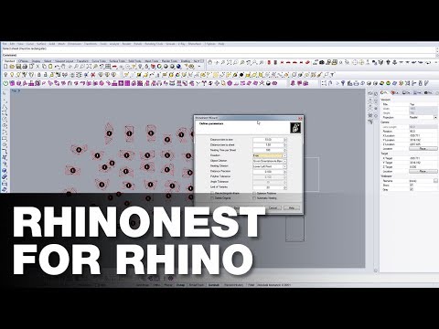 How to use RhinoNest for Rhino