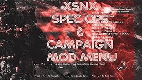 Best Mw2 Campaign&Spec Ops Mod Menu (NO JB)