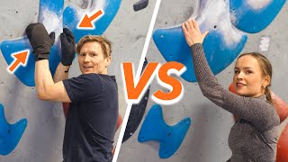 Climbing in Rental shoes & Gloves  - CHALLENGE