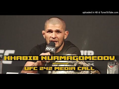 Khabib Nurmagomedov UFC 242 media call: Not giving Conor McGregor the time of day