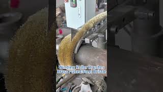 Winding Spiral Strip Brush Roll:Everything you need to know for steel cylinder. #factory #polishing