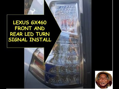 2010-2019 Lexus GX460 Front and Rear Turn signal remove and replace