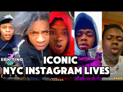 7 MOST ICONIC NYC DRILL IG LIVES! (Kay Flock , Sha Ek, Sheff G, & More