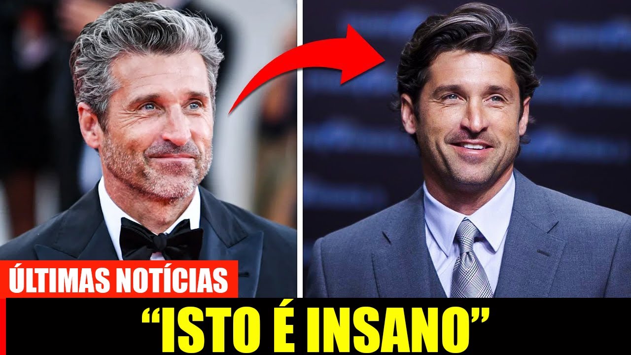 A transformação de Patrick Dempsey é realmente impressionante.