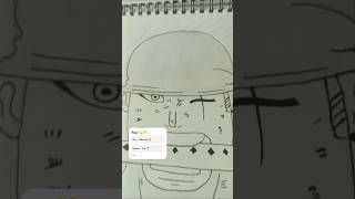 ZORO 🔥 Complete 500 Subscribers Guy's 🙏 #anime airte #experimental phonk #art #phonk #animedrawing