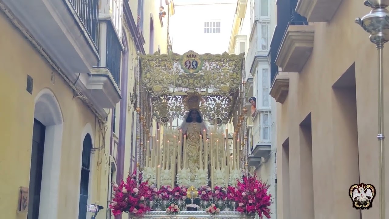 Procesión Virgen de la Merced, c/ Santiago, Cádiz septiembre 2025