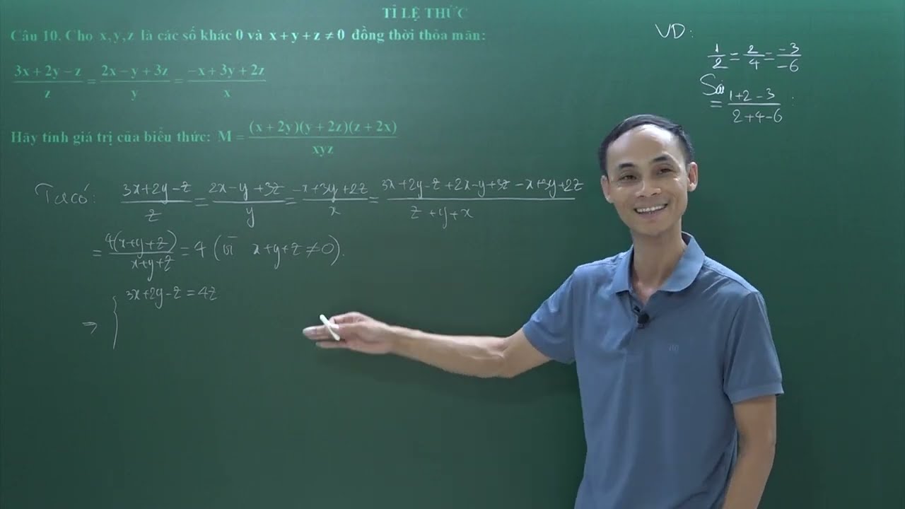 Toán 7  - HSG - Tỉ lệ thức - Thầy Trần Ngọc Hà